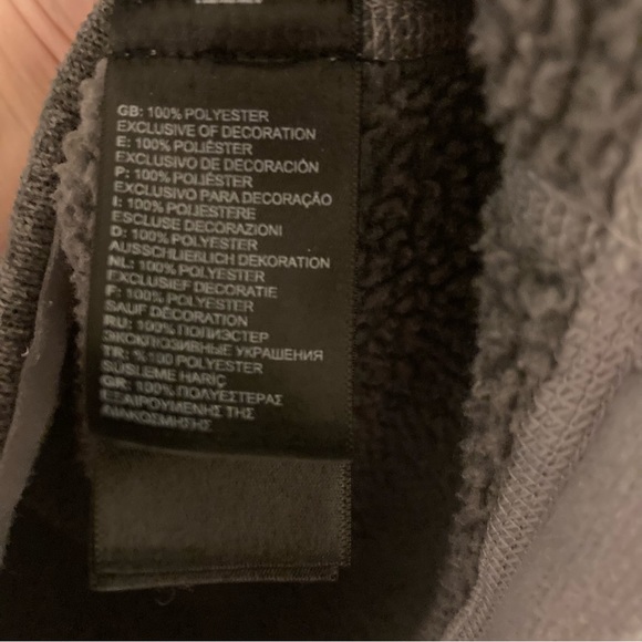 The North Face Gray Gordon Lyons 1/4 Zip Fleece - Picture 6 of 9